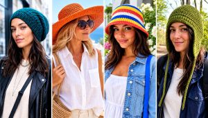 25 Crocheted Hats Outfit Ideas for Playful Winter Style