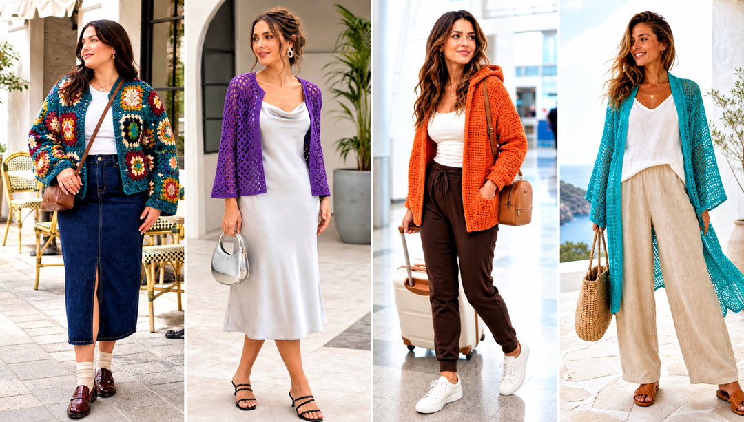 25 Crocheted Jacket Outfit Ideas for Polished Looks