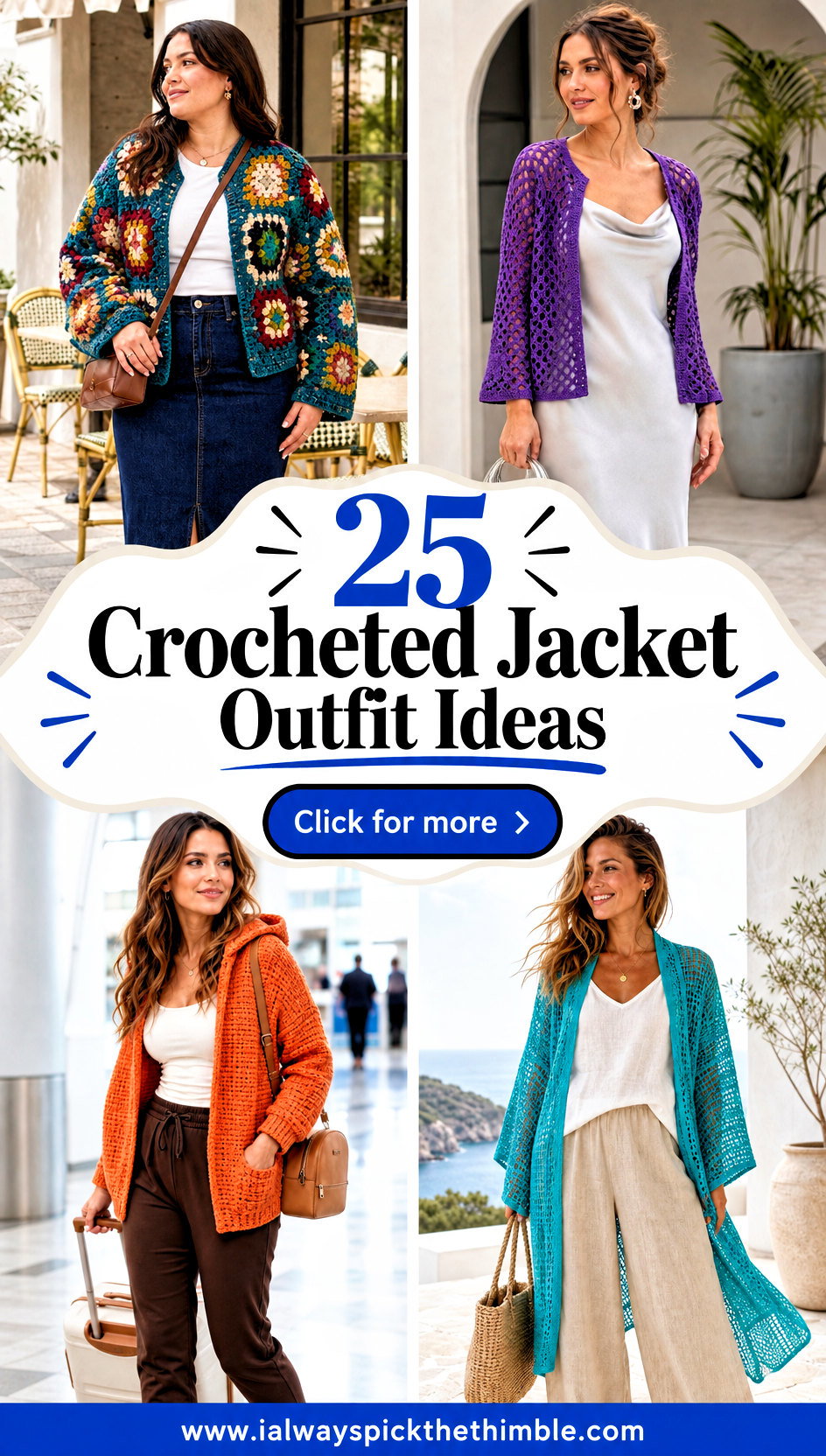 25 Crocheted Jacket Outfit Ideas for Polished Looks - 25 Crocheted Jacket Outfit Ideas for Polished Looks