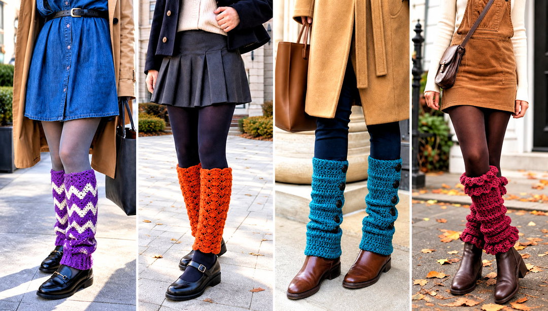 25 Crocheted Leg Warmers Outfit Ideas for Ballet Style