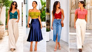 25 Crop Crochet Top Outfit Ideas for Warm Weekends