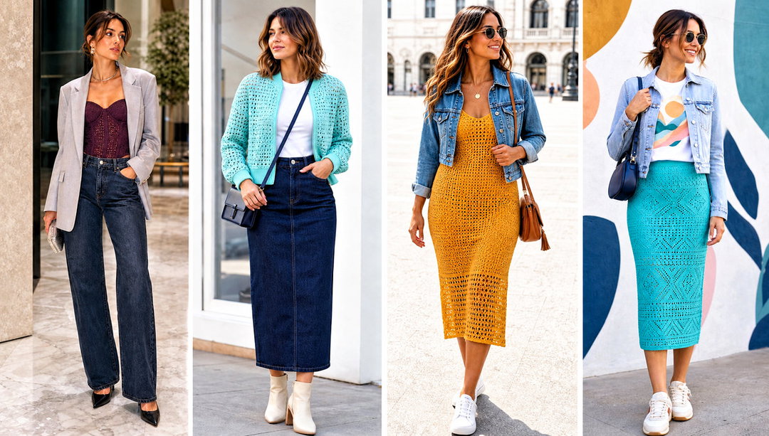 25 Cute Crochet Outfit Ideas for a Soft Textured Look