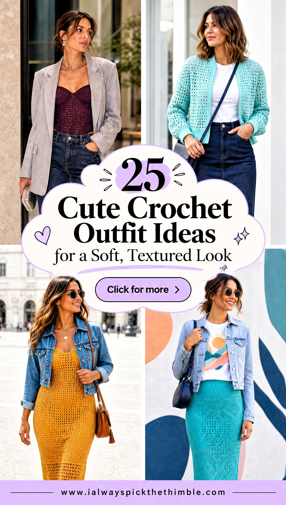 25 Cute Crochet Outfit Ideas for a Soft Textured Look - 25 Cute Crochet Outfit Ideas for a Soft, Textured Look