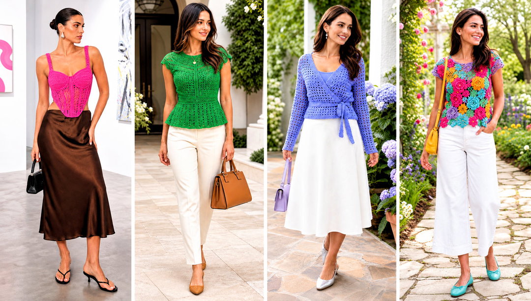 25 Cute Crochet Top Ideas for Easy Warm-Weather Style