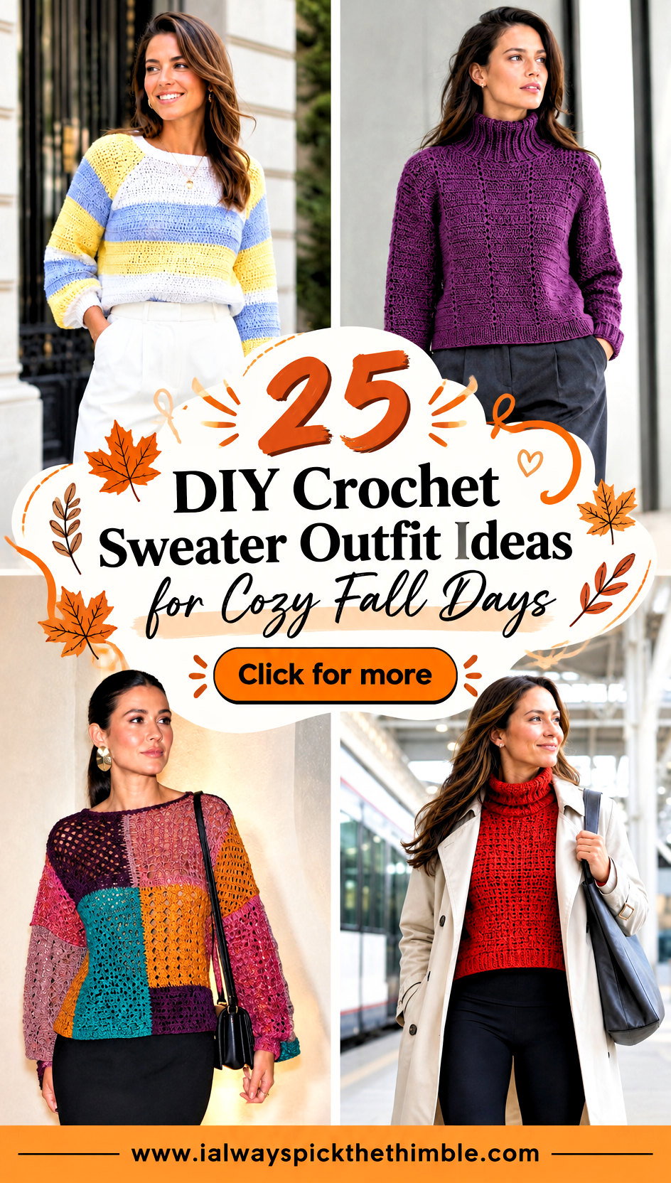 25 DIY Crochet Sweater Outfit Ideas for Cozy Fall Days - 25 DIY Crochet Sweater Outfit Ideas for Cozy Fall Days
