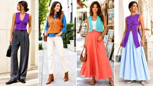 25 DIY Crochet Vest Outfit Ideas for Everyday Layering