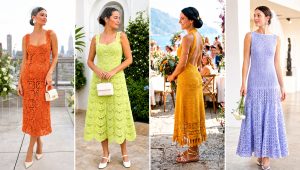 25 DIY Crochet Wedding Dress Outfit Ideas for Boho Brides