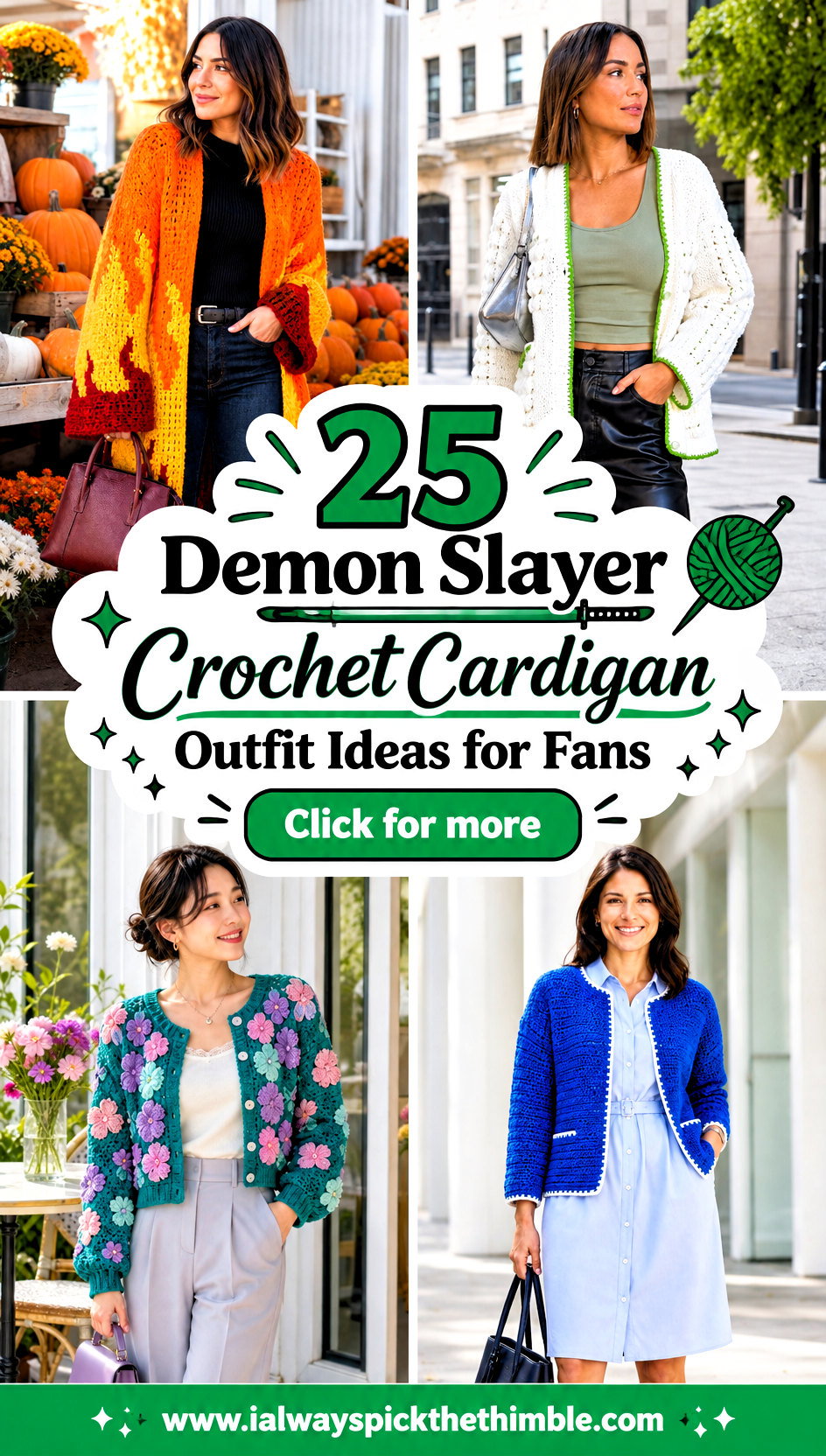 25 Demon Slayer Crochet Cardigan Outfit Ideas for Fans - 25 Demon Slayer Crochet Cardigan Outfit Ideas for Fans