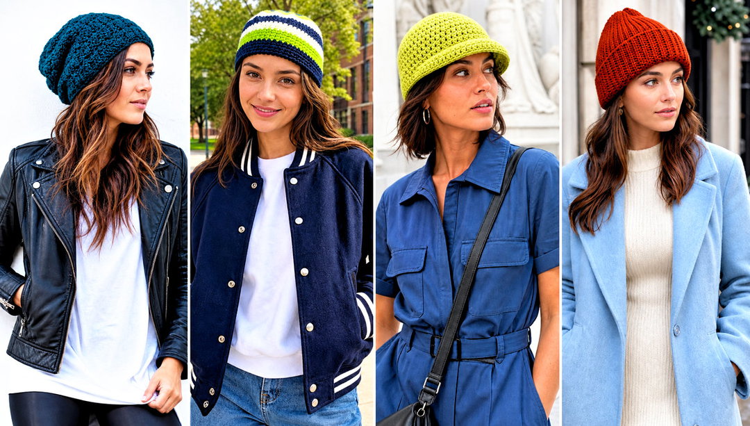 25 Easy Crochet Beanie Outfit Ideas for Weekend Errands