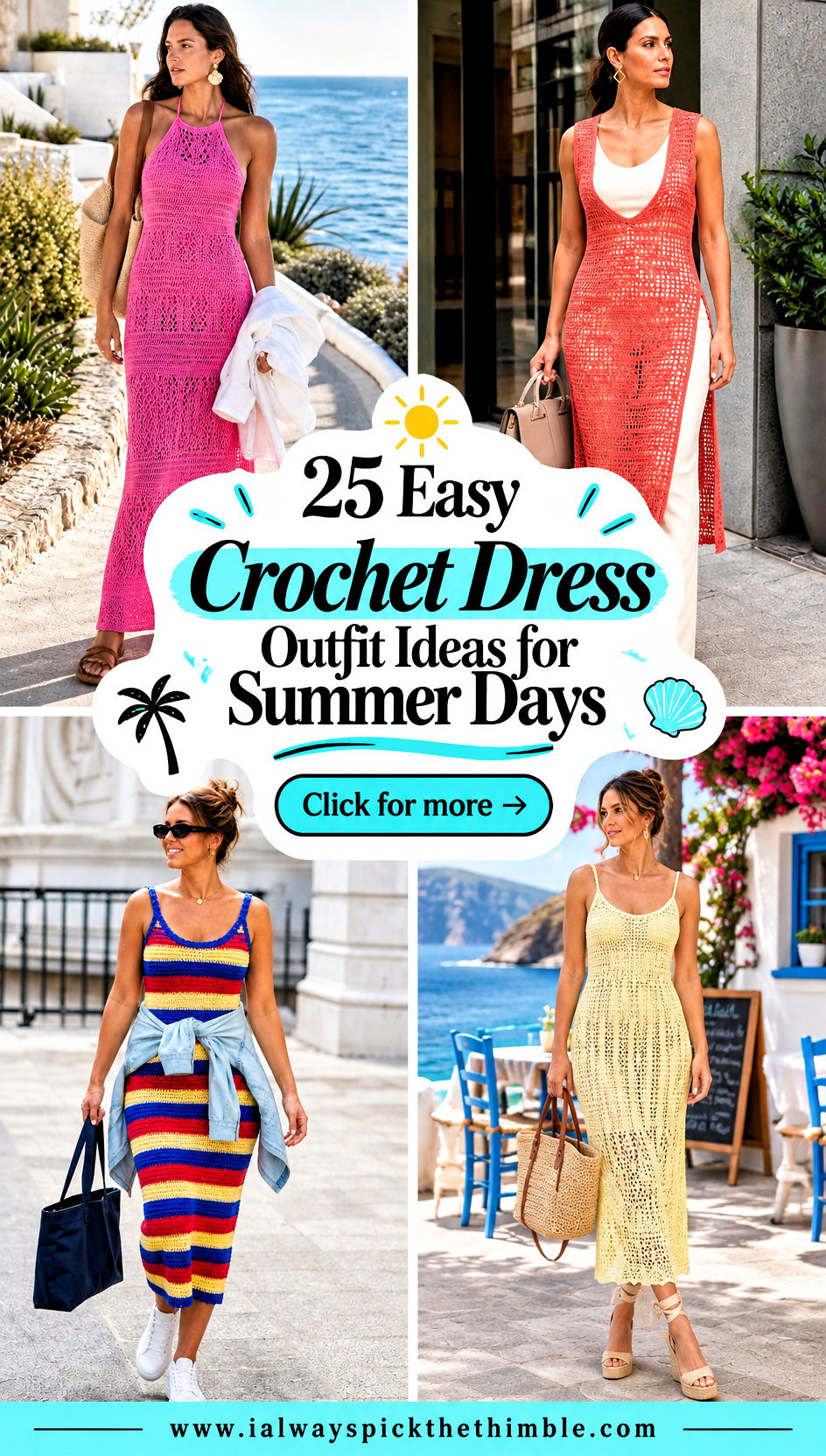 25 Easy Crochet Dress Outfit Ideas for Summer Days - 25 Easy Crochet Dress Outfit Ideas for Summer Days