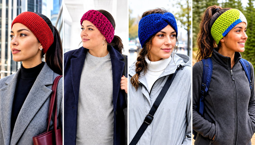 25 Easy Crochet Ear Warmer Outfit Ideas for Chilly Walks
