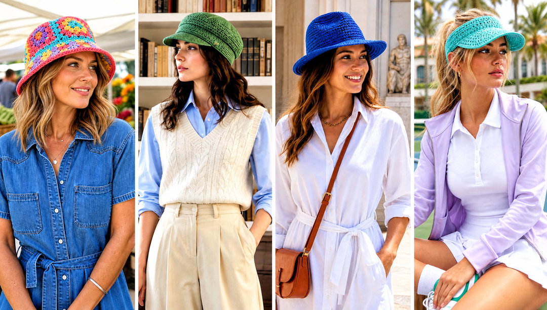 25 Easy Crochet Hat Outfit Ideas for Casual Weekend Looks