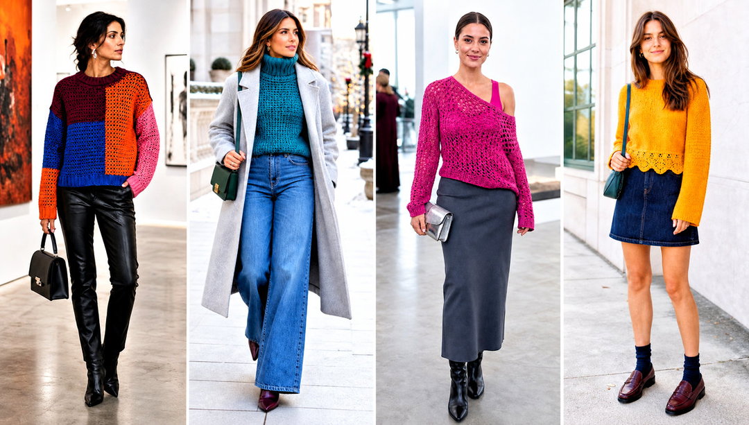 25 Easy Crochet Jumper Outfit Ideas for Relaxed Styling
