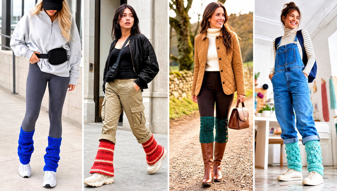 25 Easy Crochet Leg Warmers Outfit Ideas for Cozy Boots