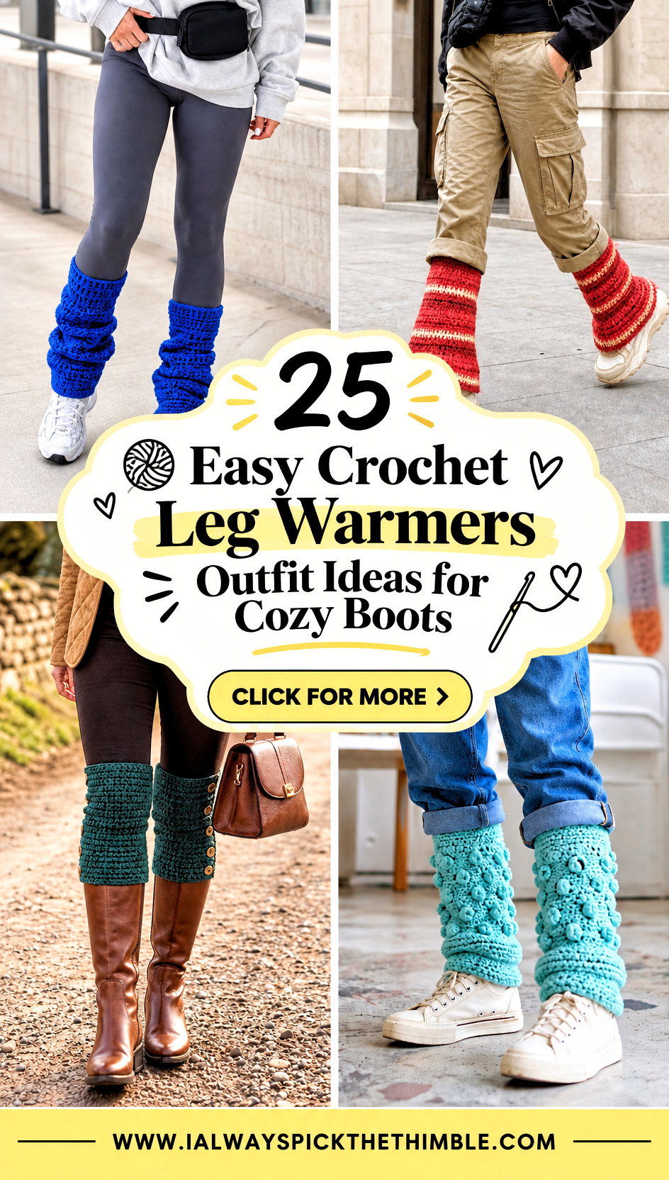 25 Easy Crochet Leg Warmers Outfit Ideas for Cozy Boots - 25 Easy Crochet Leg Warmers Outfit Ideas for Cozy Boots