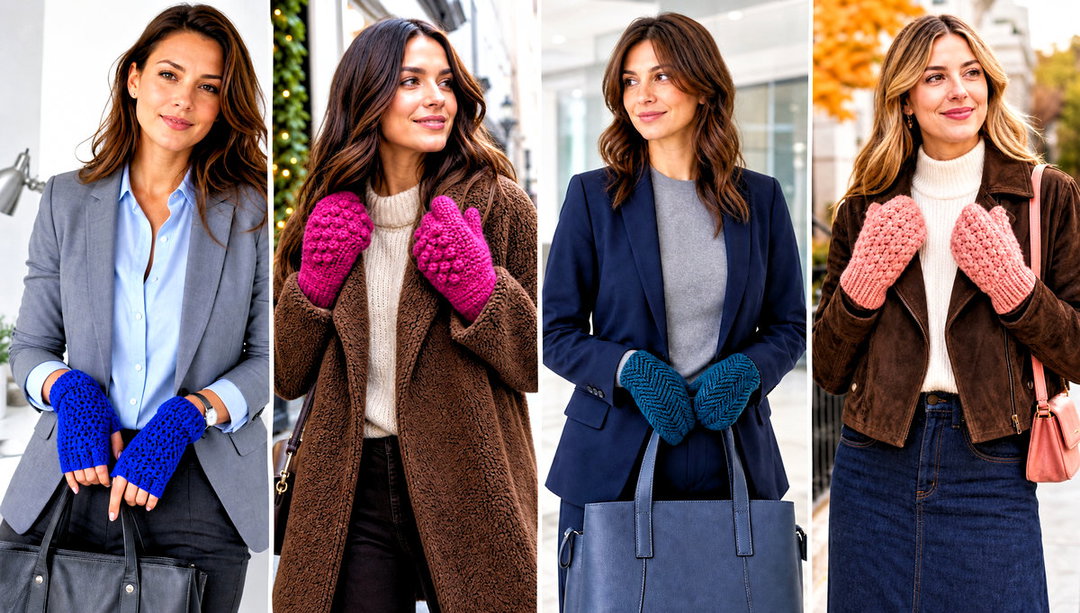 25 Easy Crochet Mittens Outfit Ideas for Snowy Mornings
