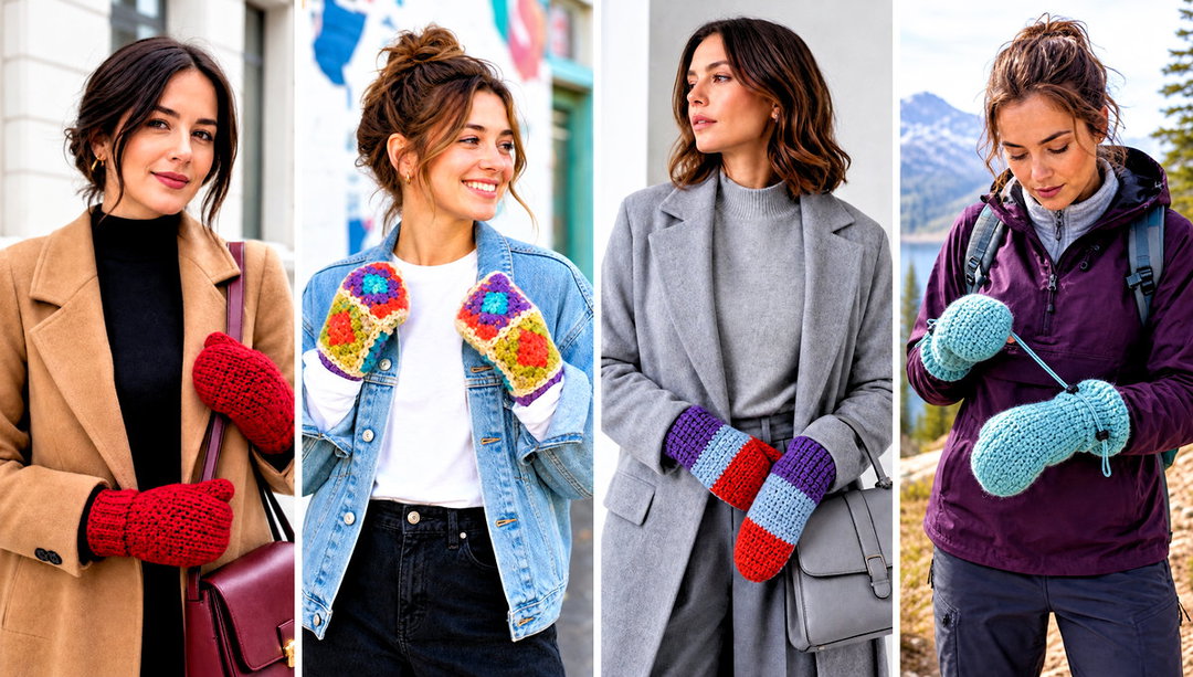 25 Easy Crochet Mittens for Beginners Outfit Ideas to Try