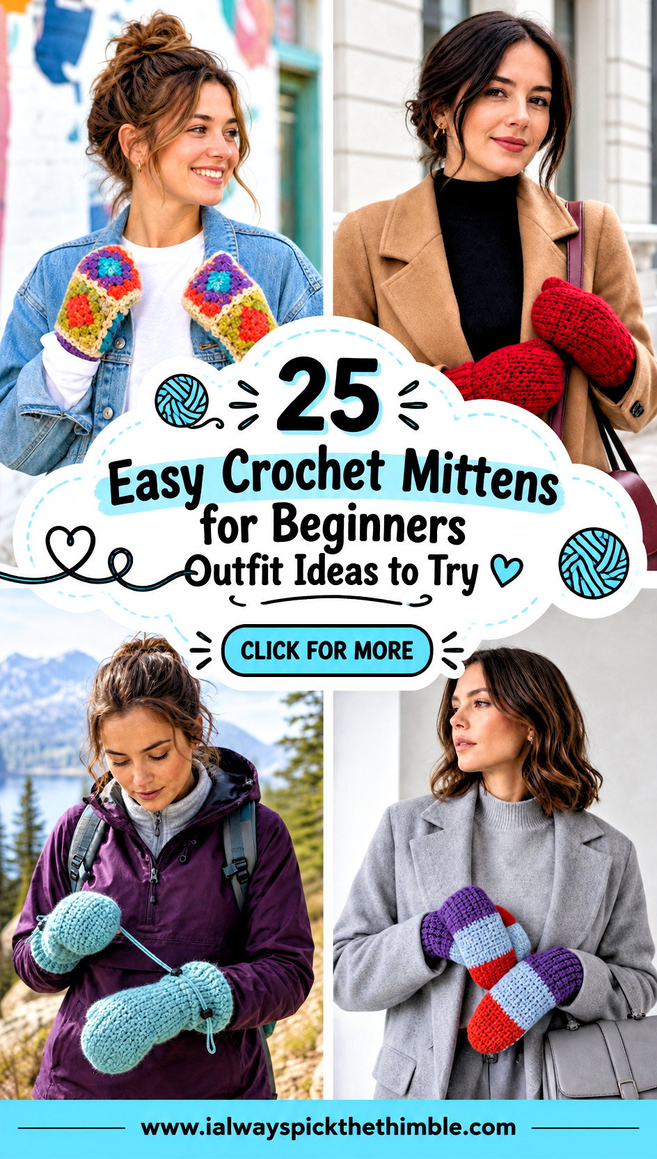 25 Easy Crochet Mittens for Beginners Outfit Ideas to Try - 25 Easy Crochet Mittens for Beginners Outfit Ideas to Try