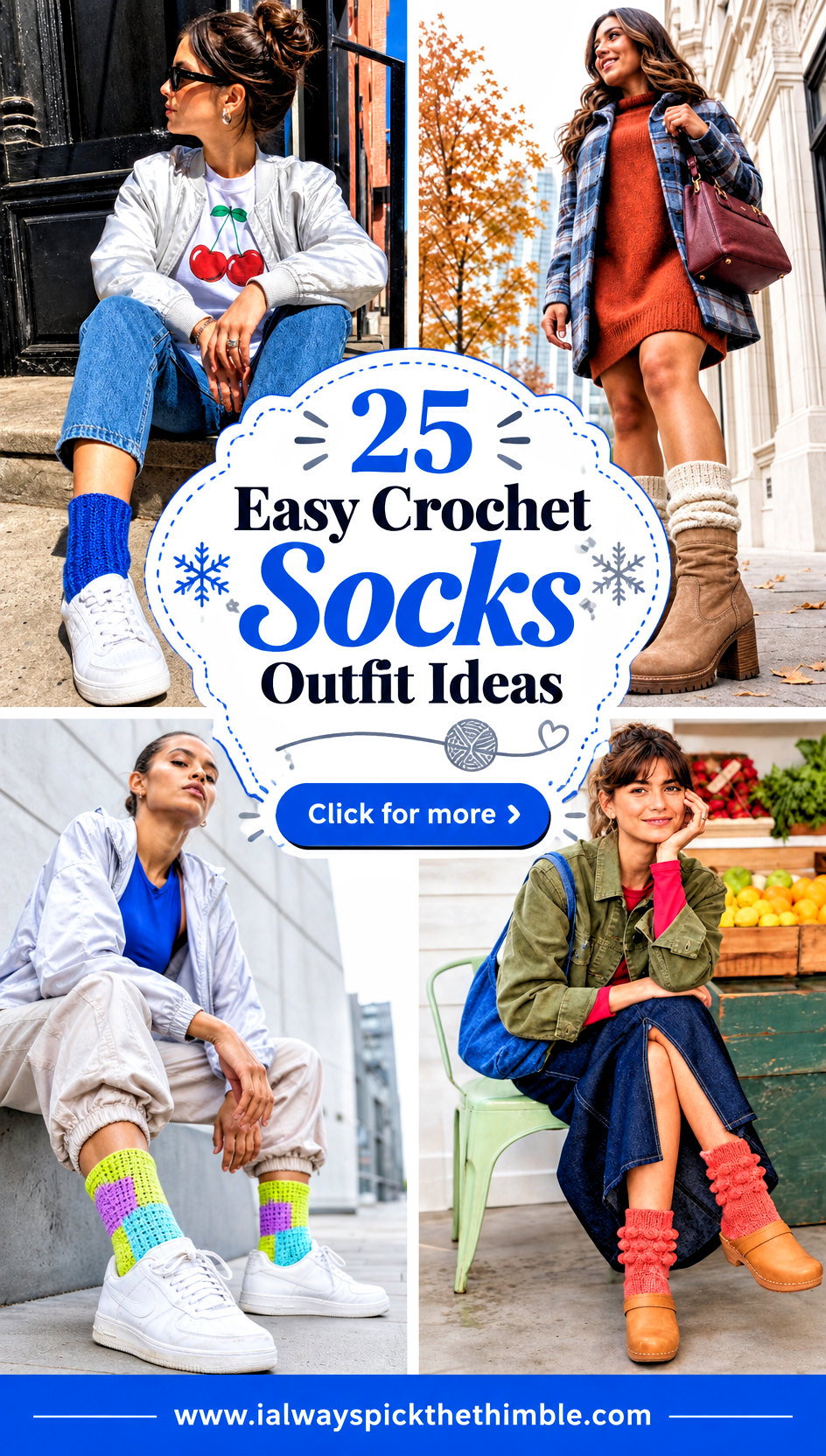 25 Easy Crochet Socks Outfit Ideas for Warm Winter Layers - 25 Easy Crochet Socks Outfit Ideas for Warm Winter Layers