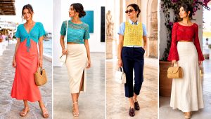 25 Easy Crochet Summer Crop Tops Outfit Ideas for Beach Days