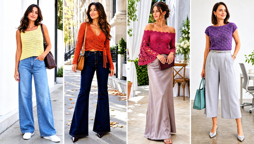 25 Easy Crochet Top Outfit Ideas for Simple Daily Looks