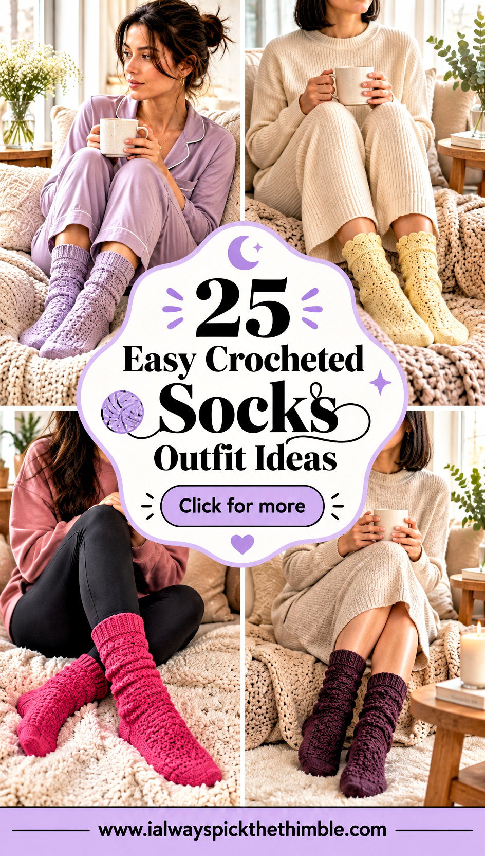 25 Easy Crocheted Socks Outfit Ideas for Cozy Nights In - 25 Easy Crocheted Socks Outfit Ideas for Cozy Nights In