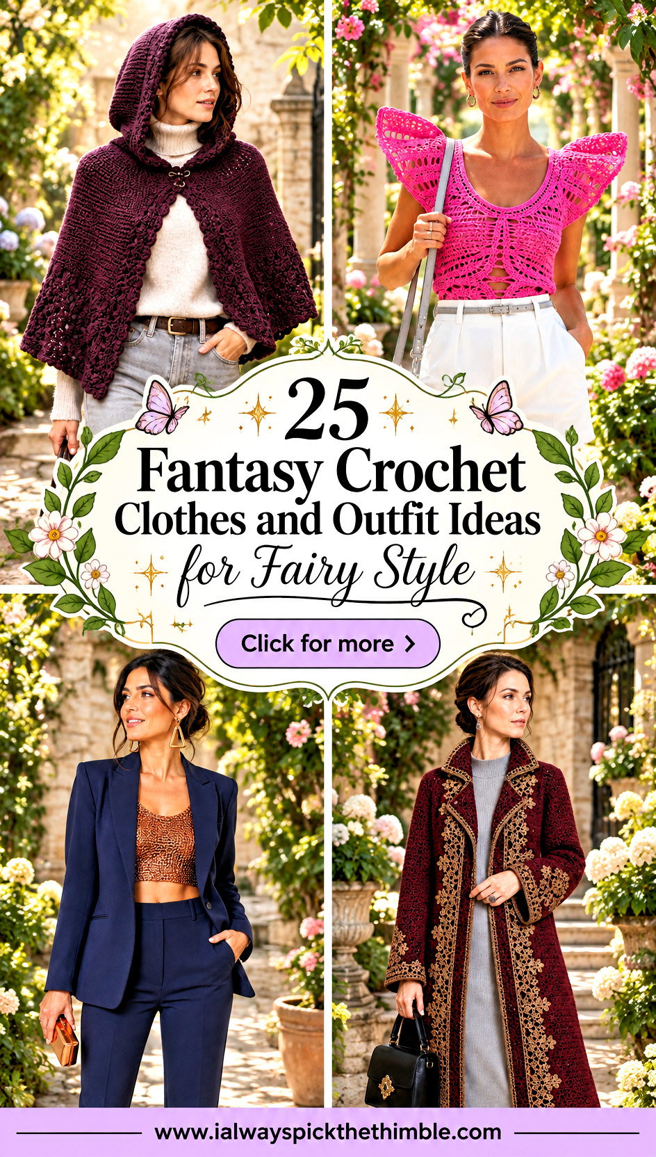 25 Fantasy Crochet Clothes and Outfit Ideas for Fairy Style - 25 Fantasy Crochet Clothes and Outfit Ideas for Fairy Style