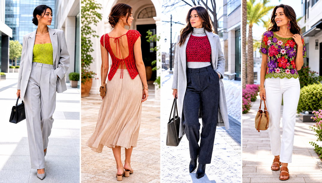 25 Freehand Crochet Top Outfit Ideas for Creative Dressers