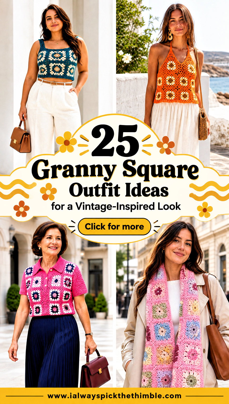 25 Granny Square Outfit Ideas for a Vintage-Inspired Look - 25 Granny Square Outfit Ideas for a Vintage-Inspired Look