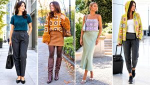 25 Granny Square Top Outfit Ideas for Relaxed City Style