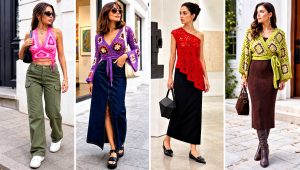 25 Granny Square Wrap Top Outfit Ideas for Warm Evenings