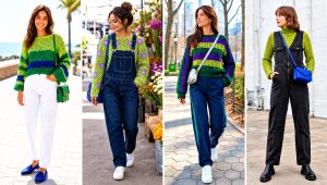 25 Green Crochet Sweater Outfit Ideas for Earthy Fall Style