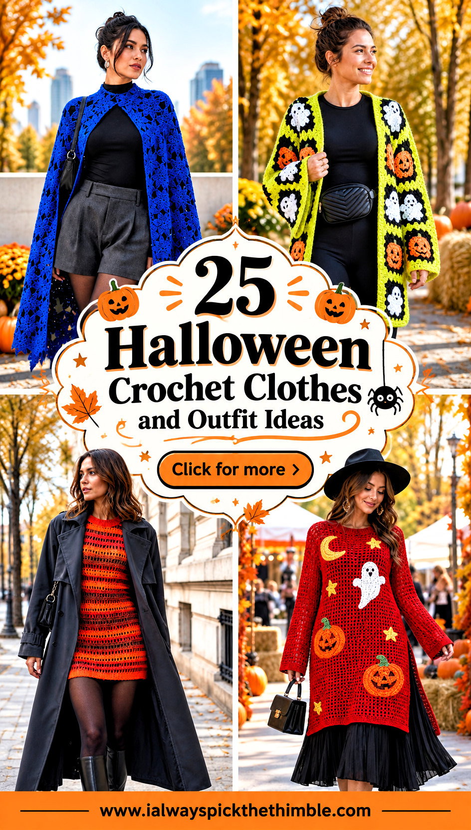 25 Halloween Crochet Clothes and Outfit Ideas for Fall Fun - 25 Halloween Crochet Clothes and Outfit Ideas for Fall Fun
