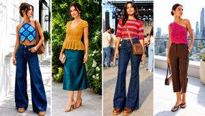25 Hippie Crochet Top Outfit Ideas for Festival Season