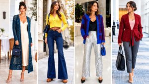 25 Ladies Crochet Cardigan Outfit Ideas for Easy Layering