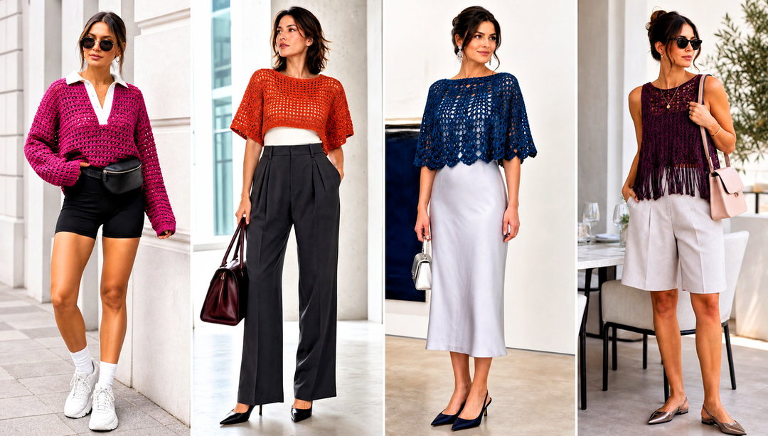 25 Loose Crochet Top Outfit Ideas for Everyday Wear