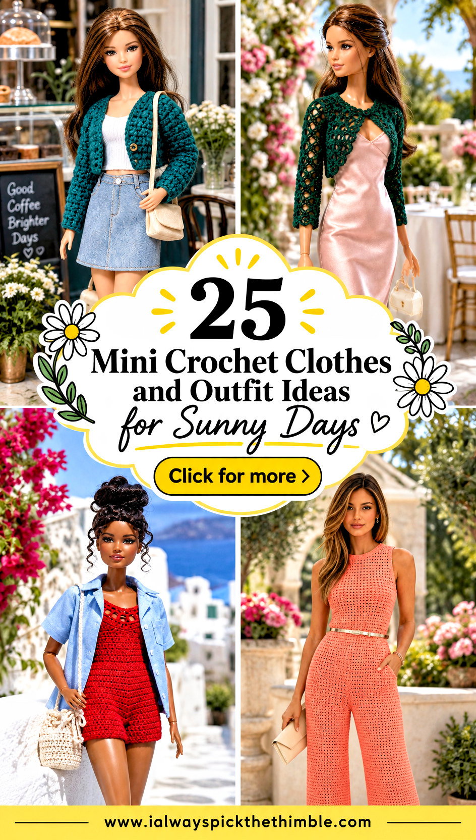25 Mini Crochet Clothes and Outfit Ideas for Sunny Days - 25 Mini Crochet Clothes and Outfit Ideas for Sunny Days