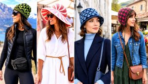 25 Mosaic Crochet Hat Outfit Ideas for Patterned Style