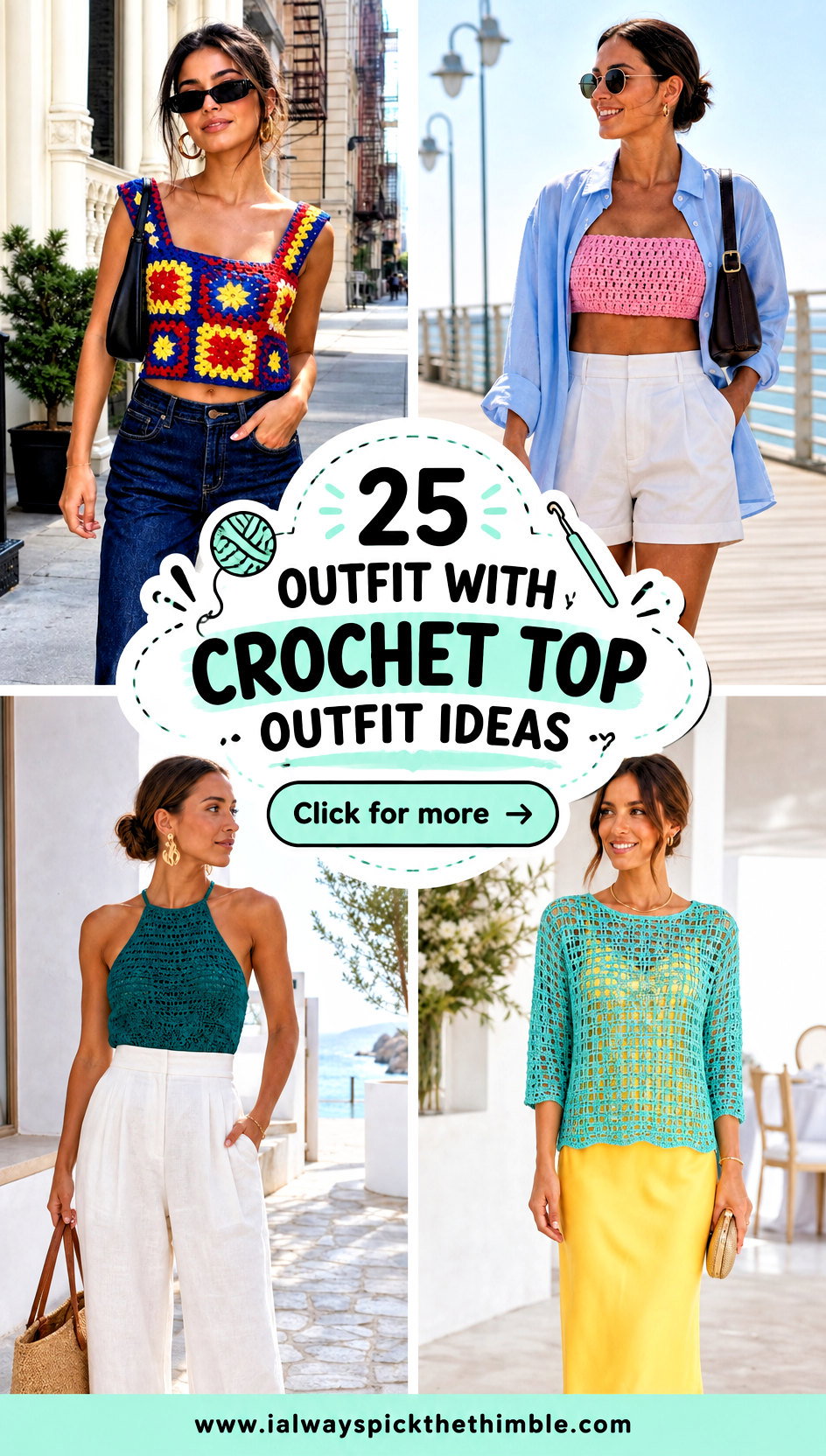 25 Outfit With Crochet Top Outfit Ideas for Casual Days - 25 Outfit With Crochet Top Outfit Ideas for Casual Days