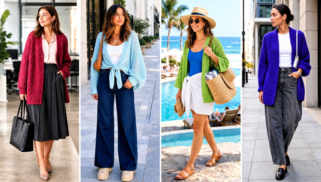 25 Oversized Crochet Cardigan Outfit Ideas for Cozy Days