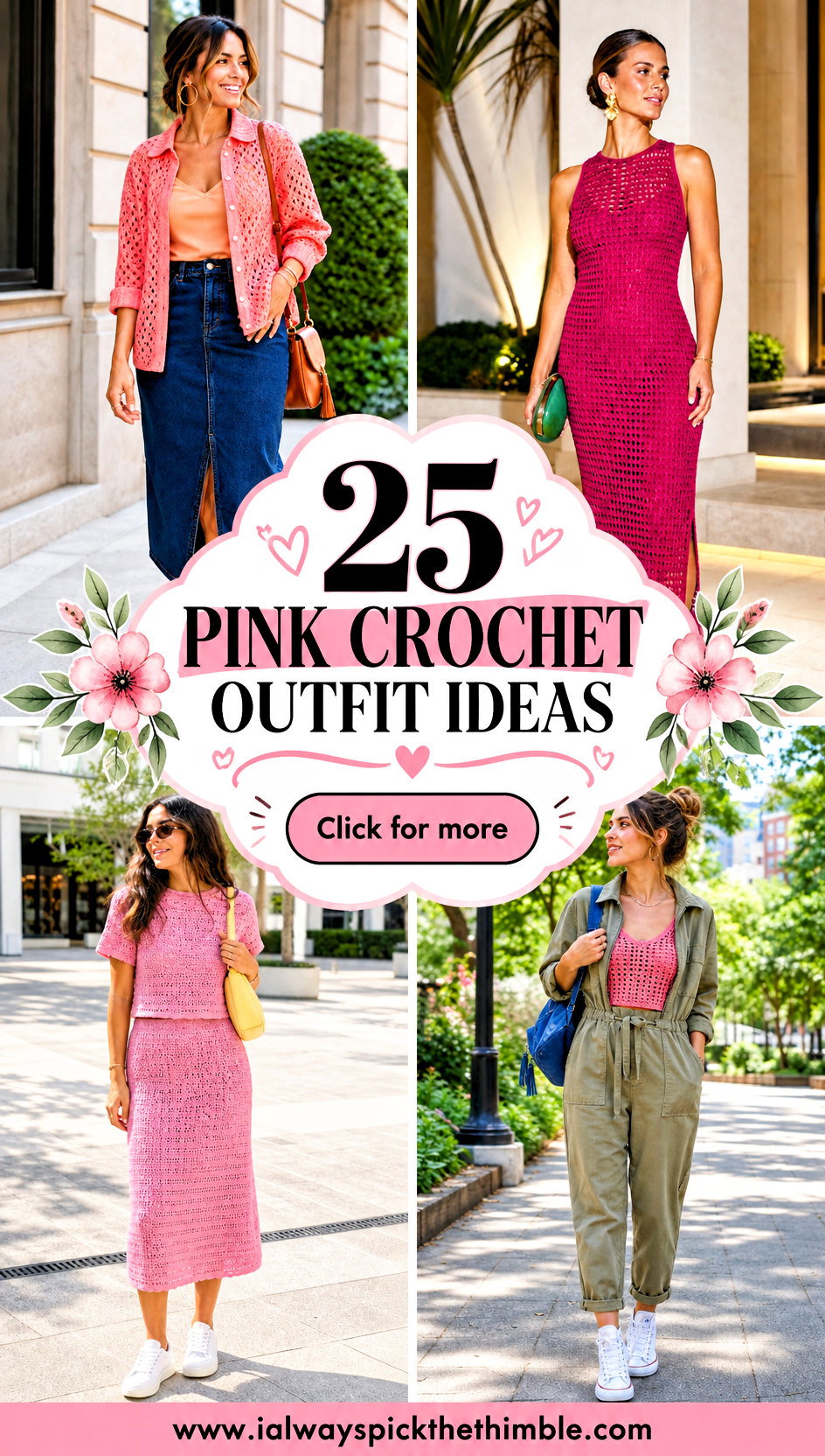 25 Pink Crochet Outfit Ideas for Soft Romantic Style - 25 Pink Crochet Outfit Ideas for Soft, Romantic Style
