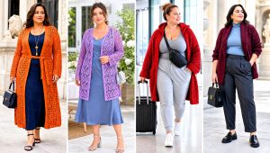 25 Plus Size Crochet Cardigan Outfit Ideas for Daily Wear