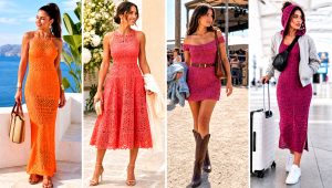 25 Simple Crochet Dress Outfit Ideas for Women in Summer
