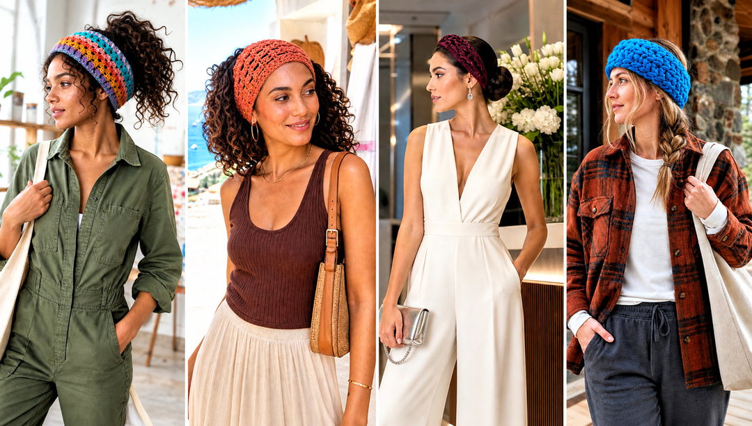 25 Simple Crochet Headband Outfit Ideas for Cozy Fall Days