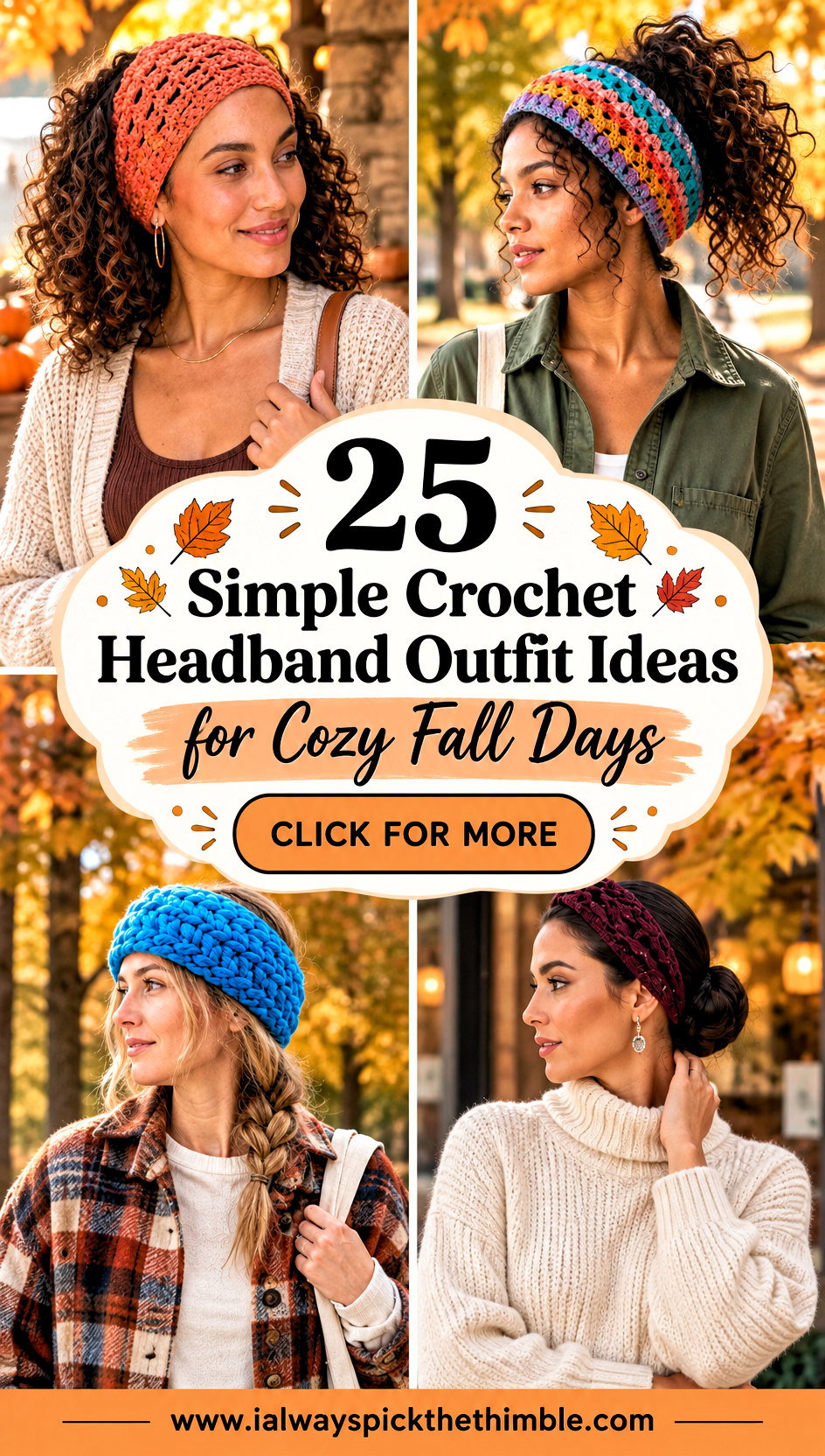 25 Simple Crochet Headband Outfit Ideas for Cozy Fall Days - 25 Simple Crochet Headband Outfit Ideas for Cozy Fall Days