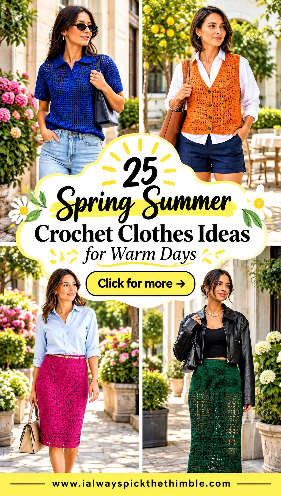 25 Spring Summer Crochet Clothes Ideas for Warm Days - 25 Spring Summer Crochet Clothes Ideas for Warm Days