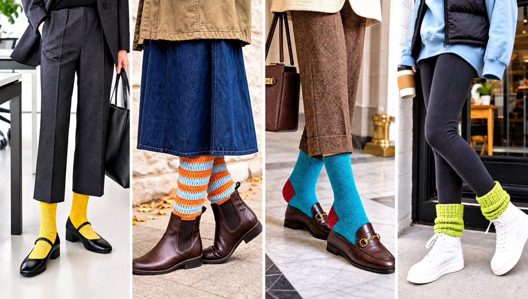 25 Tunisian Crochet Socks Outfit Ideas for Cold Days
