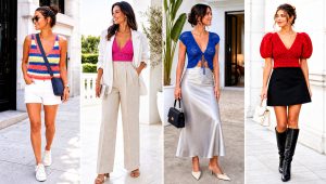 25 V Neck Crochet Top Outfit Ideas for Weekend Brunch