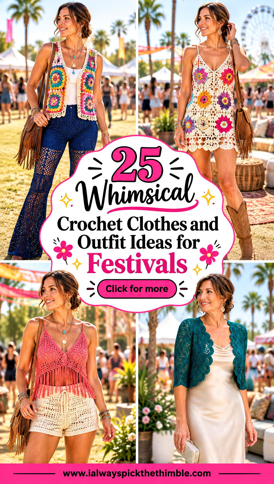 25 Whimsical Crochet Clothes and Outfit Ideas for Festivals - 25 Whimsical Crochet Clothes and Outfit Ideas for Festivals
