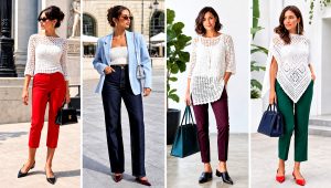 25 White Crochet Top Outfit Ideas for Day-to-Night Looks